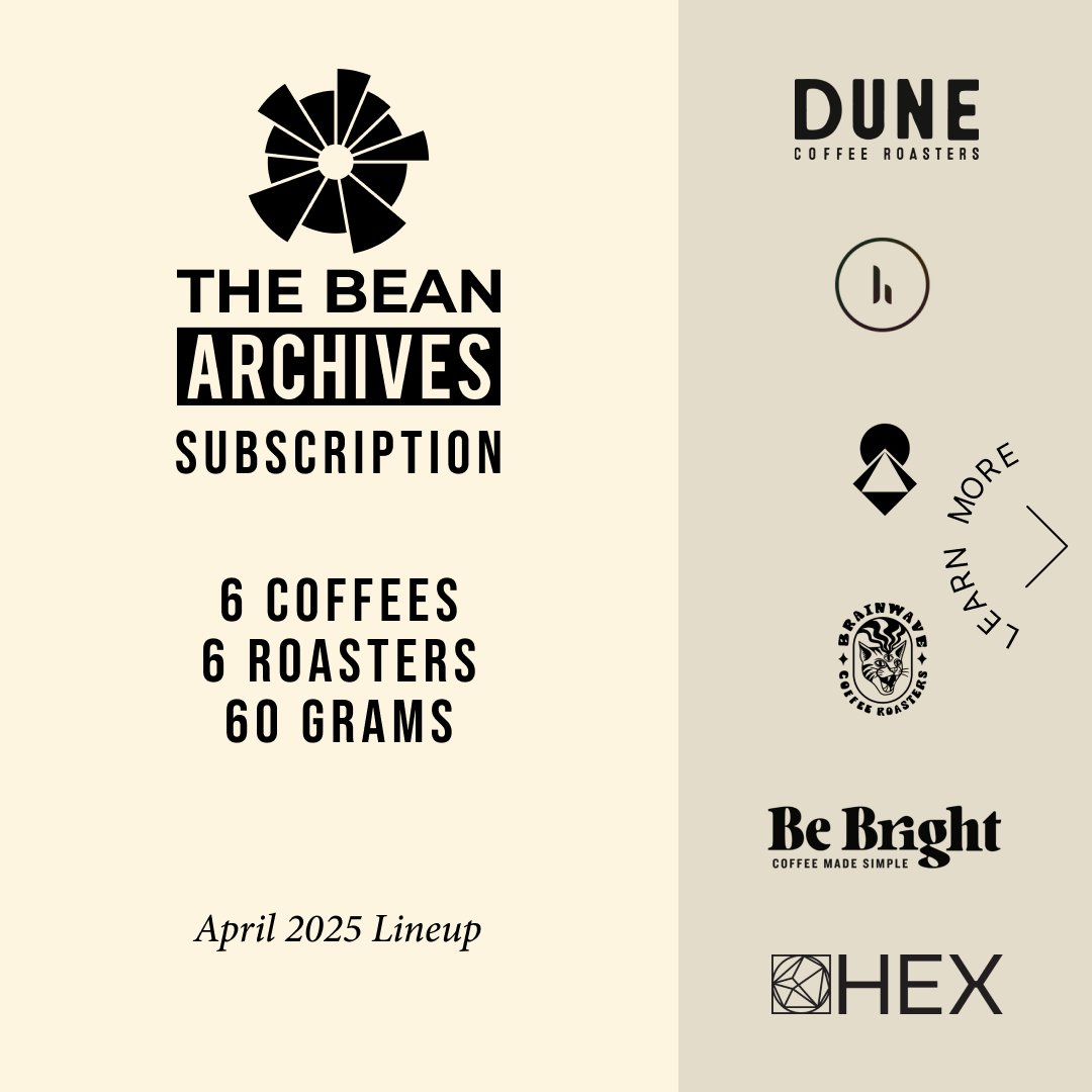 The Bean Archives — April 2025 lineup cover