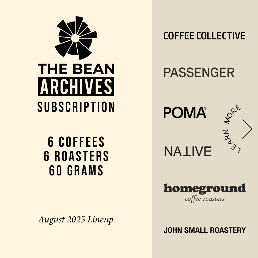 The Bean Archives — August 2025 lineup cover