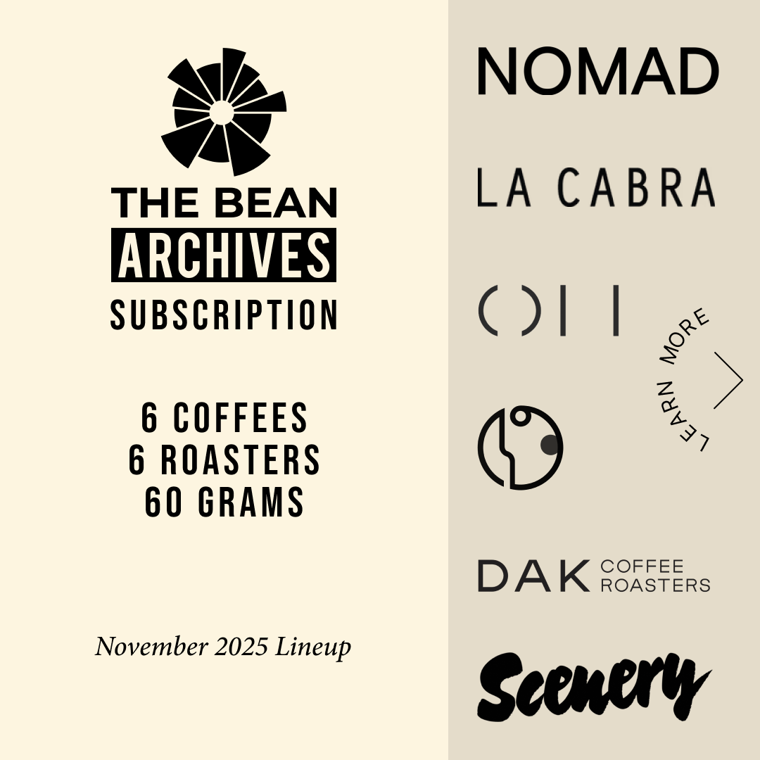 The Bean Archives — November 2025 lineup cover